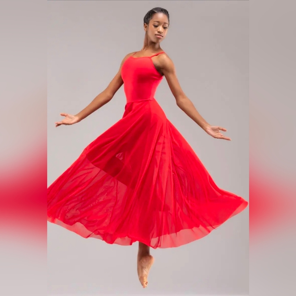 Weissman 14450 Easy On Me Red Lyrical Contemporary Costume SC
